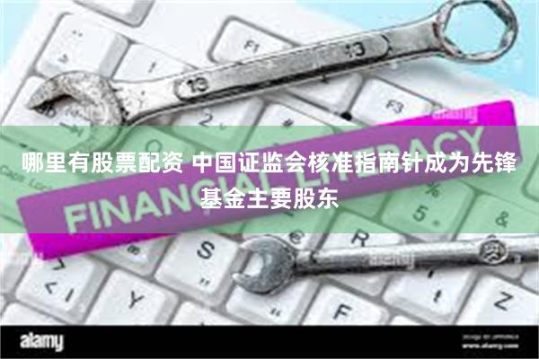 哪里有股票配资 中国证监会核准指南针成为先锋基金主要股东
