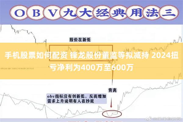 手机股票如何配资 锋龙股份董监等拟减持 2024扭亏净利为400万至600万