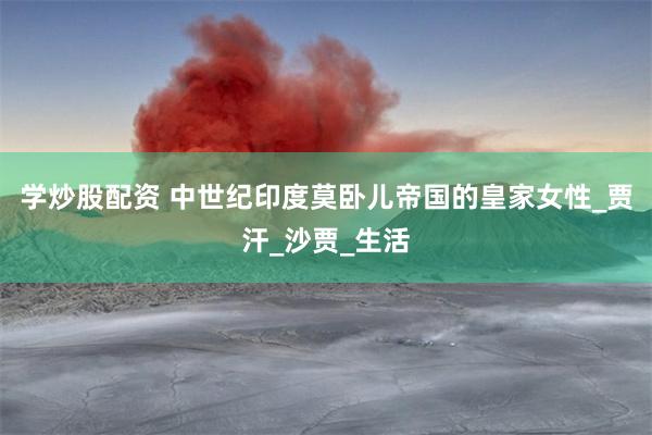 学炒股配资 中世纪印度莫卧儿帝国的皇家女性_贾汗_沙贾_生活