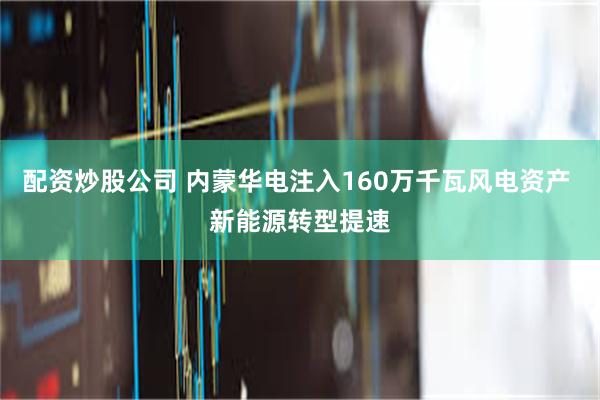 配资炒股公司 内蒙华电注入160万千瓦风电资产 新能源转型提速