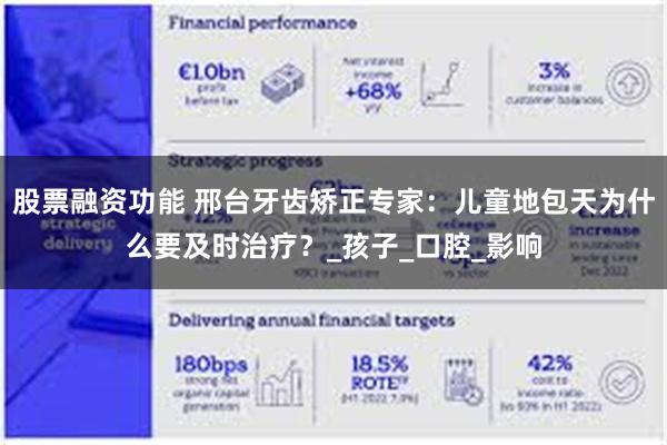 股票融资功能 邢台牙齿矫正专家：儿童地包天为什么要及时治疗？_孩子_口腔_影响